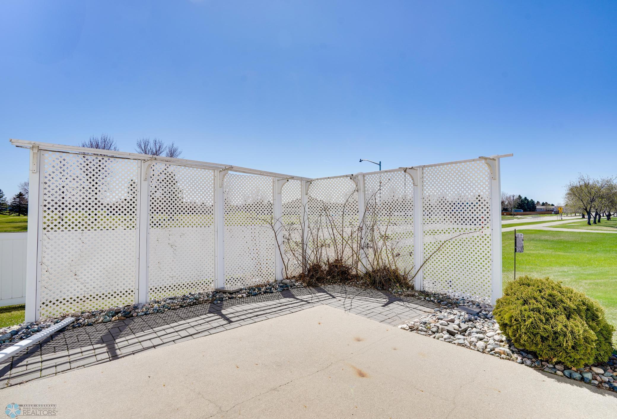 Privacy screen for patio