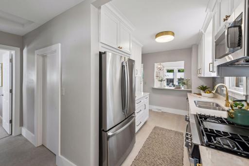 A view back from the kitchen toward the front of the home.