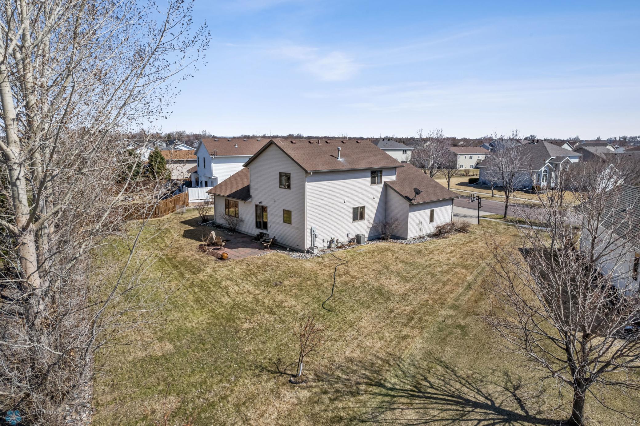 Aerial View of backyard