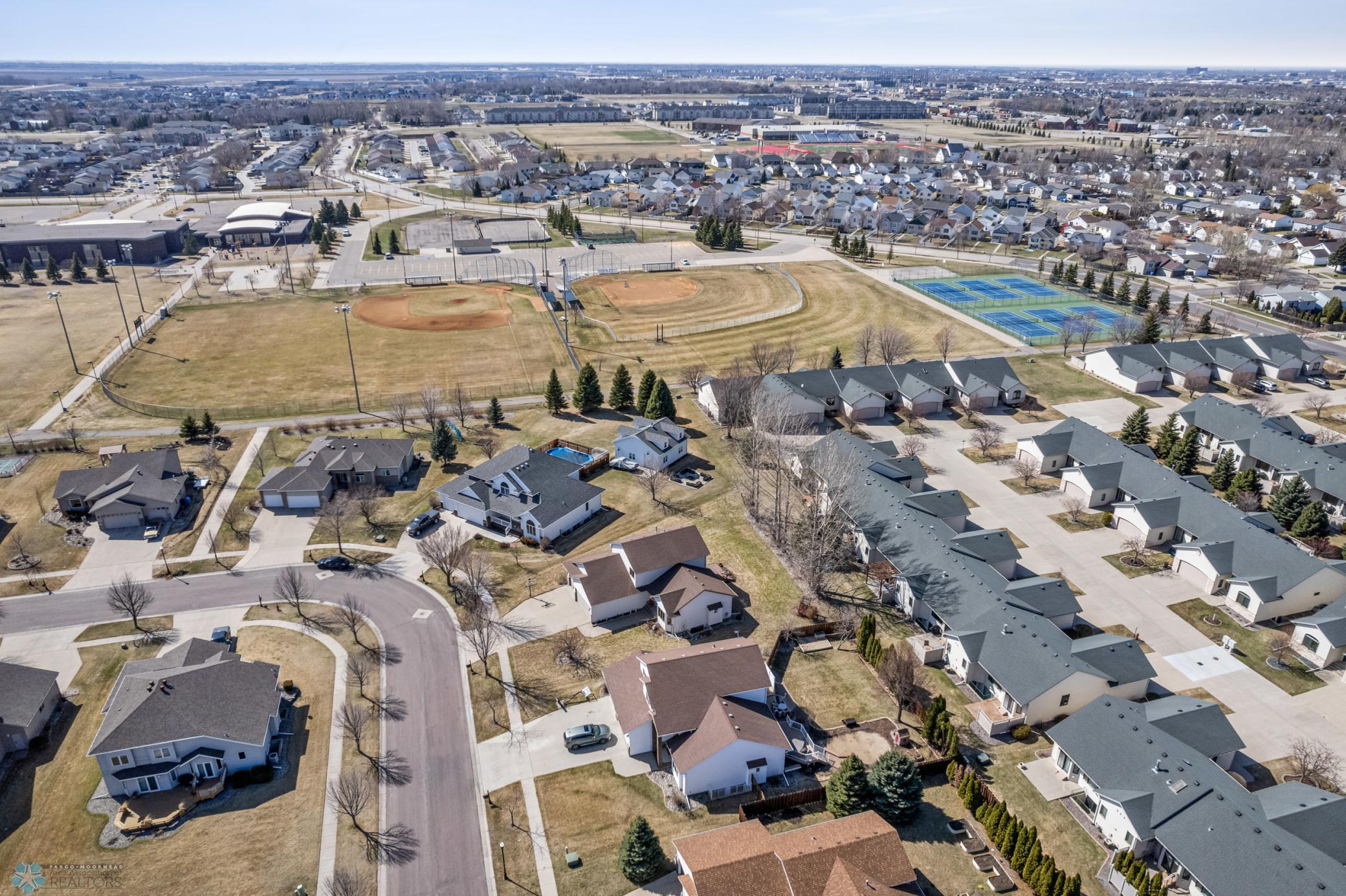 Aerial View to Bennett Elementary