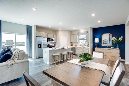 The epitome of the open concept home design!!