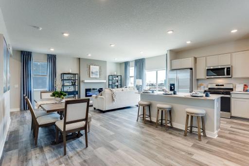 The epitome of the open concept home design!!