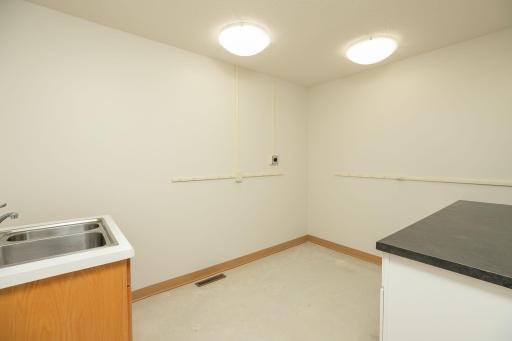Additional Area of Office/Craft Room Space with Sink and Countertop