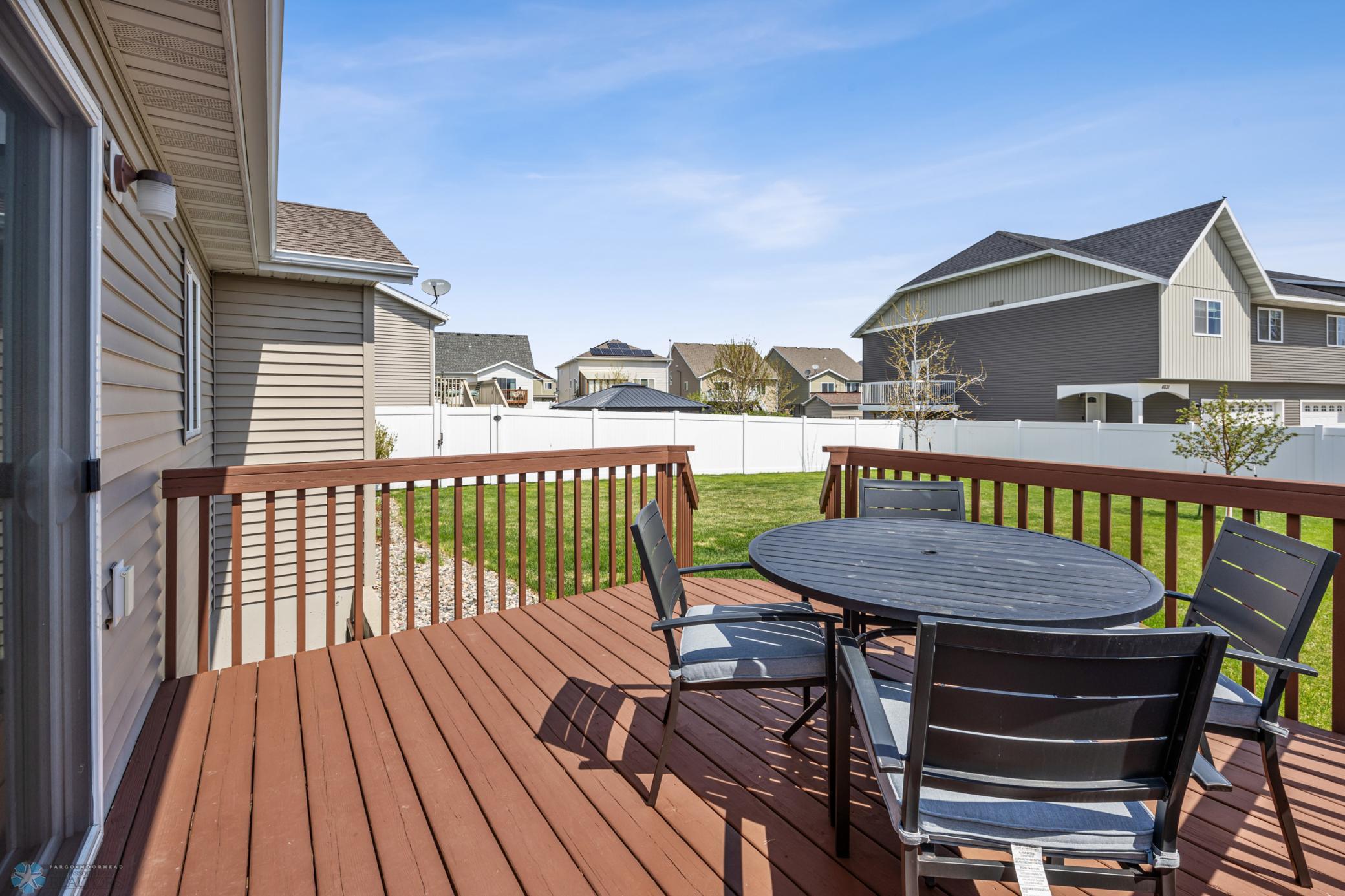 Freshly Painted Deck
