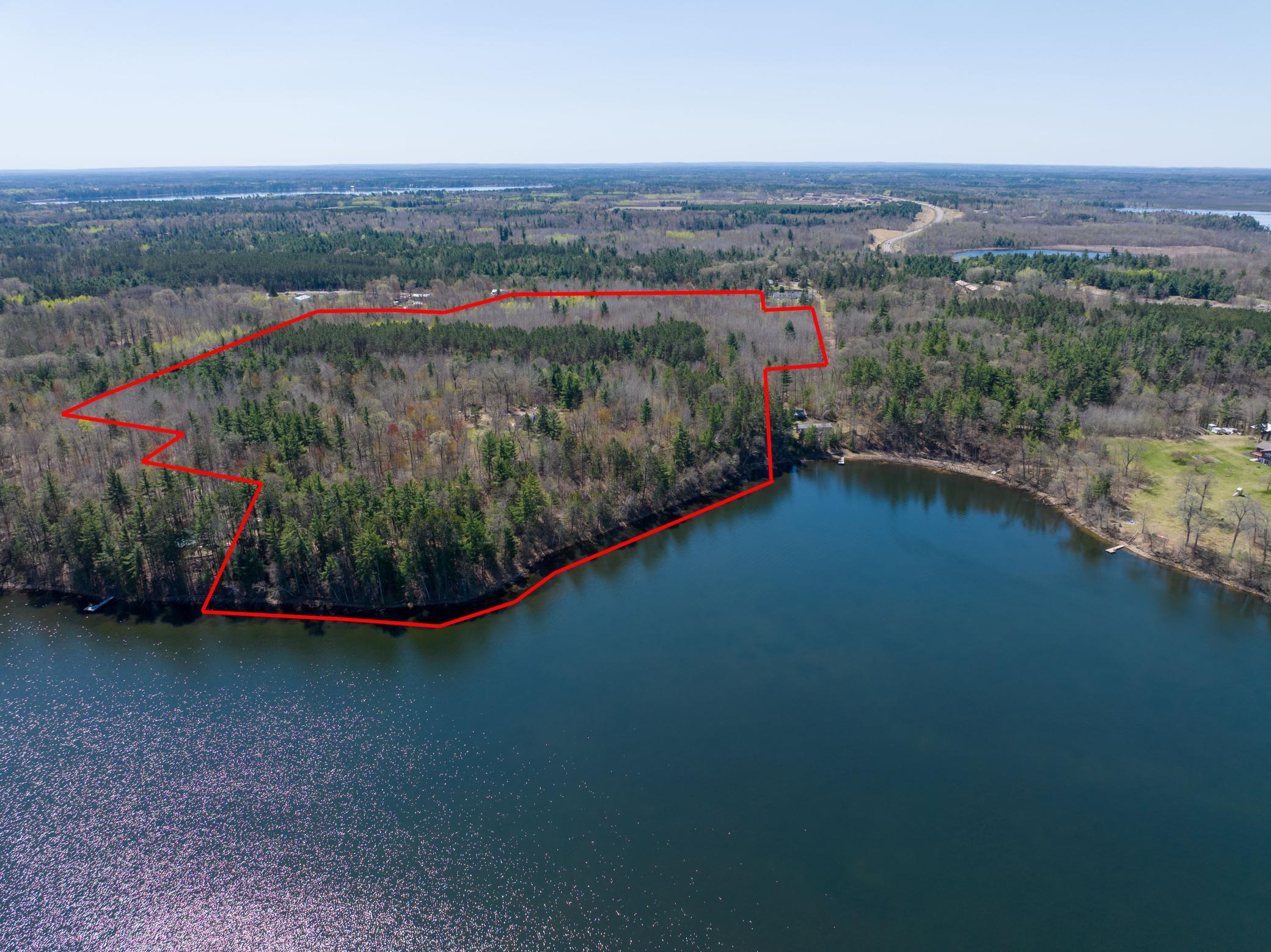38 acres & 806 feet of private lakeshore on Fremstadt Lake!