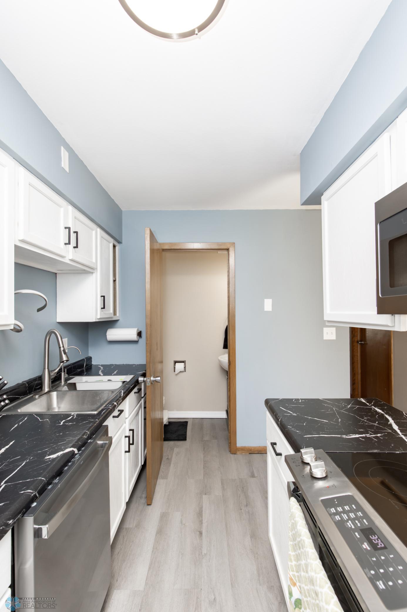 Kitchen with Half Bath