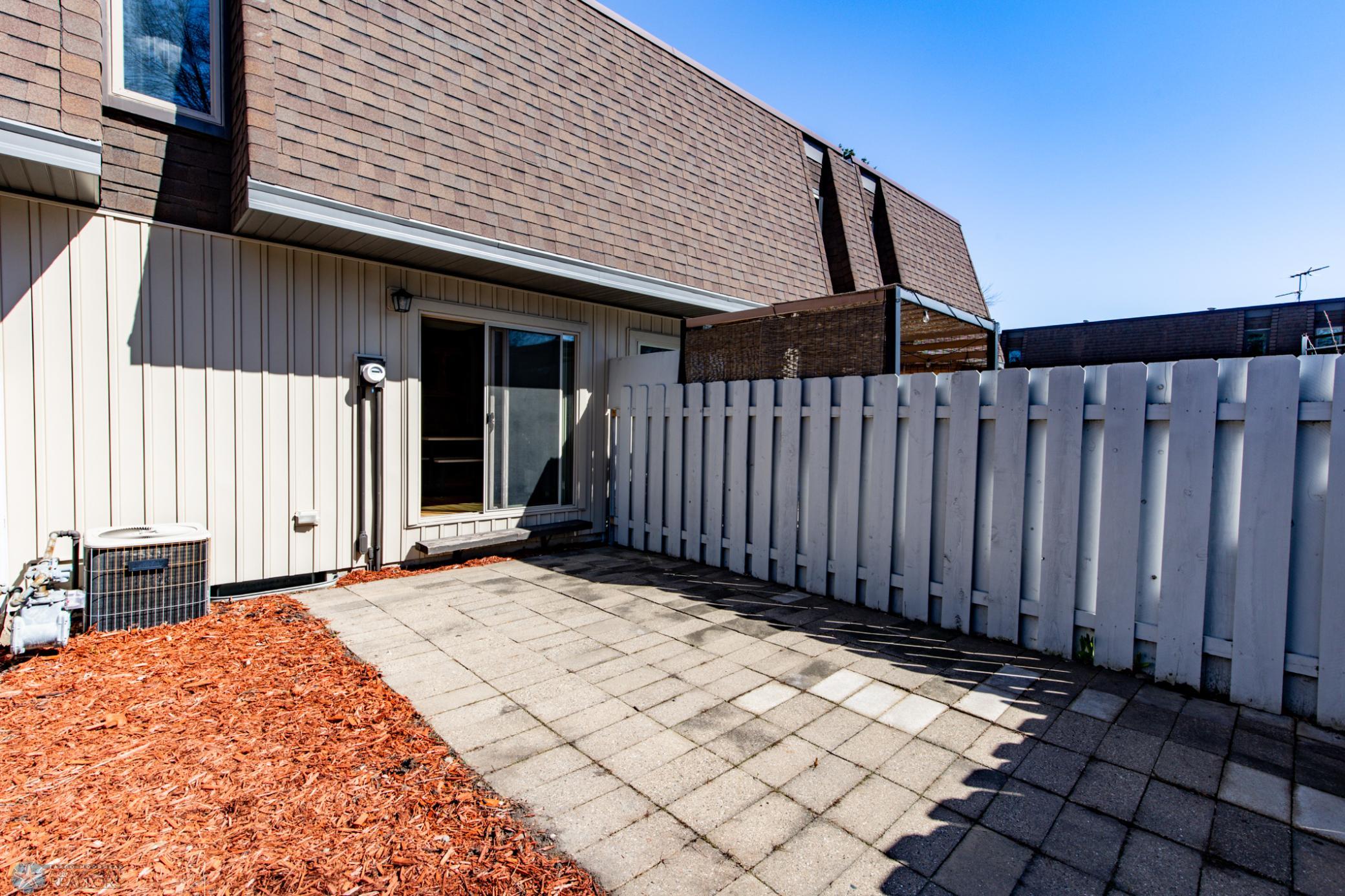 Fenced in Patio