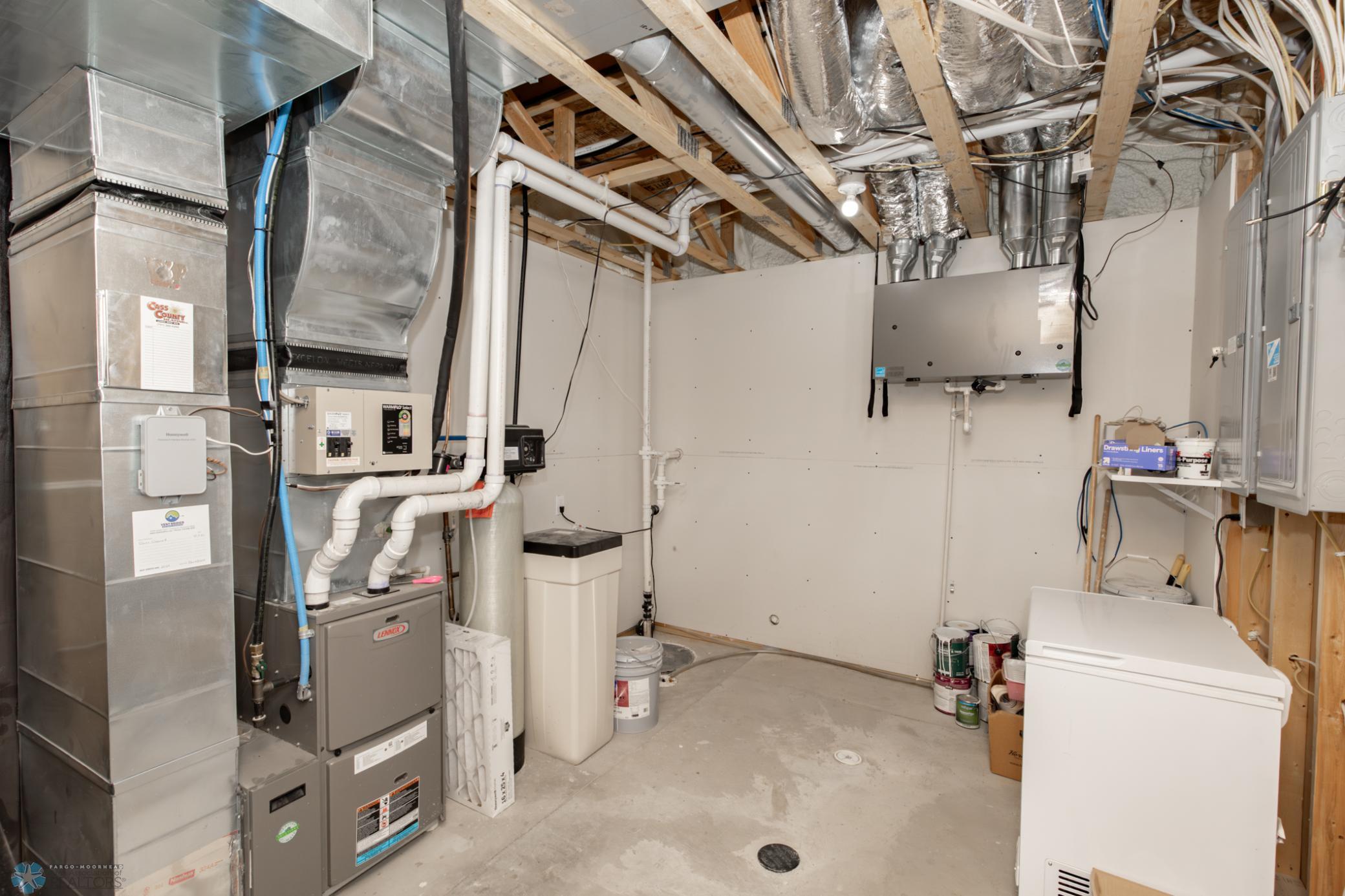 Utility Room - Air Exchanger - Water Softener