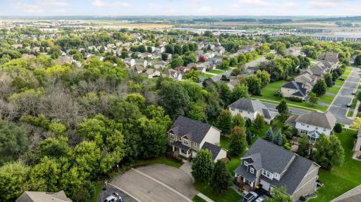 Set next to a the woods this home offers wooded privacy