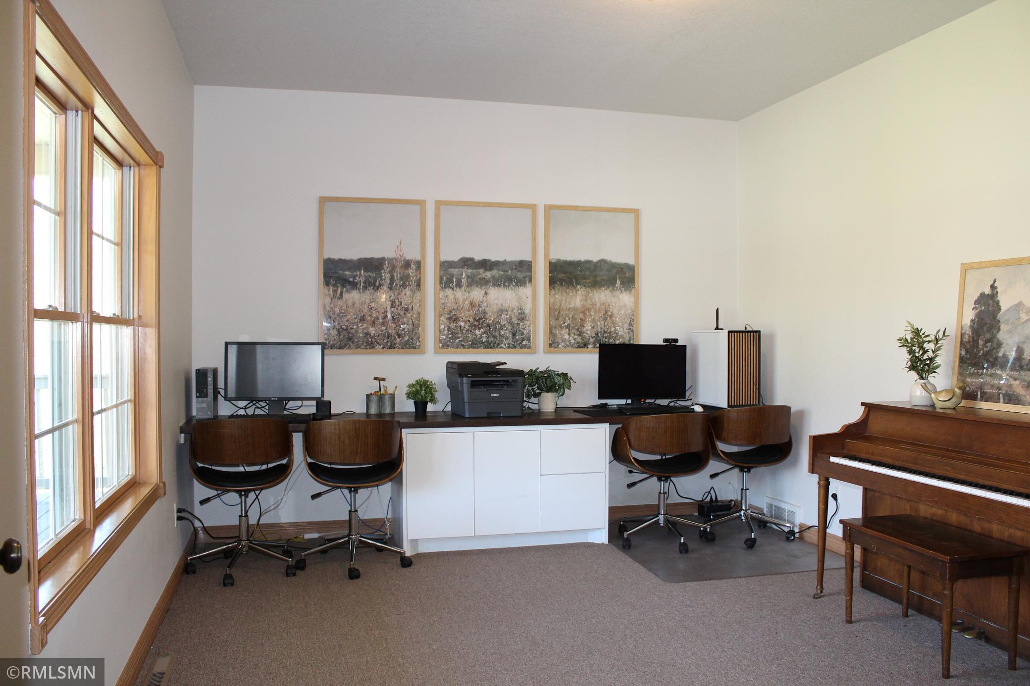 The home office sits off to your left as you enter the home. Great space with so many options!
