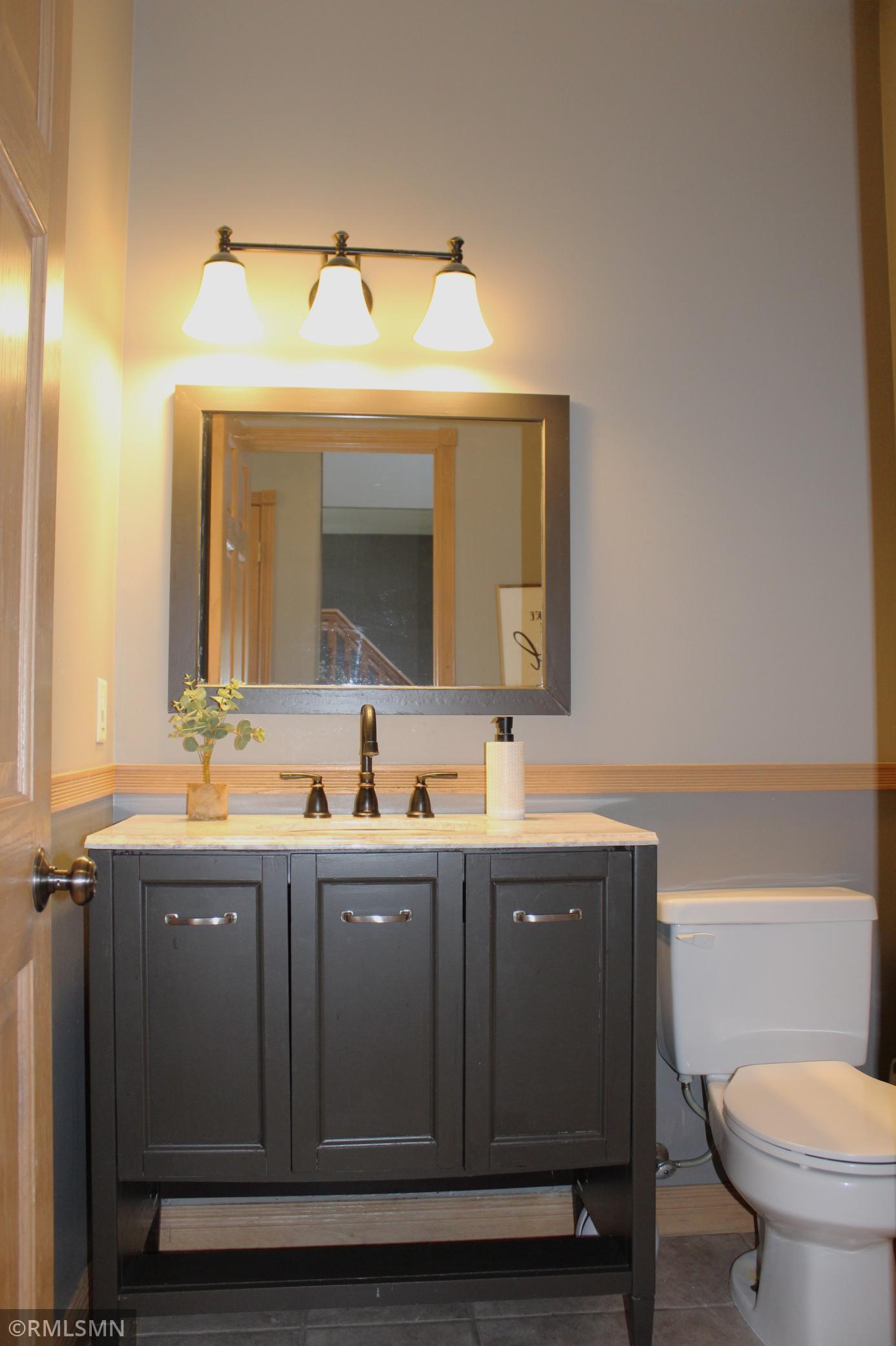 Main floor half bath