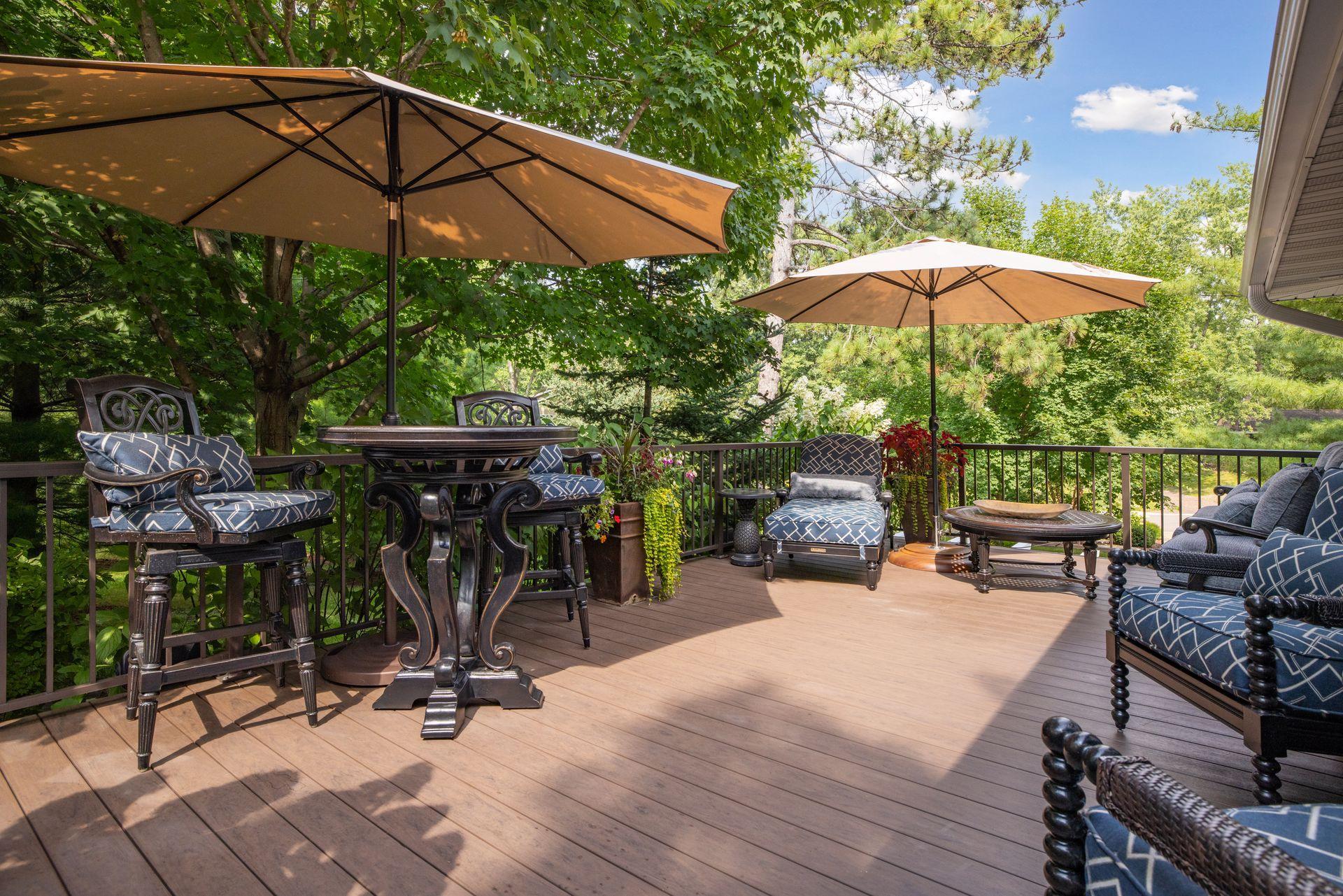The outdoor spaces will make you wish summer never ends