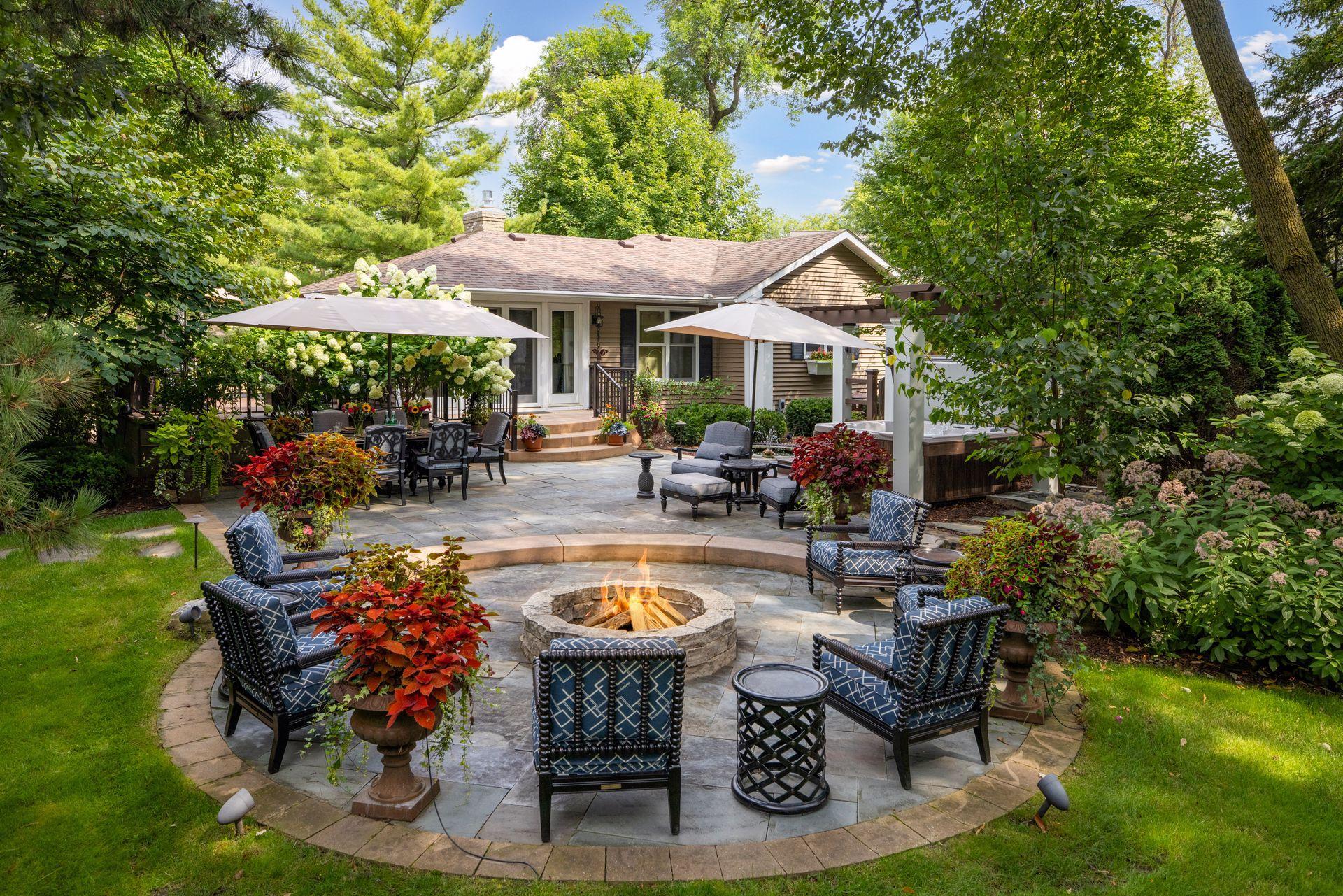 This award winning landscaped yard is going to blow you away