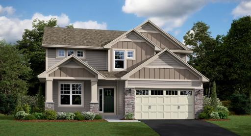 *Artist rendering of home, actual features may vary