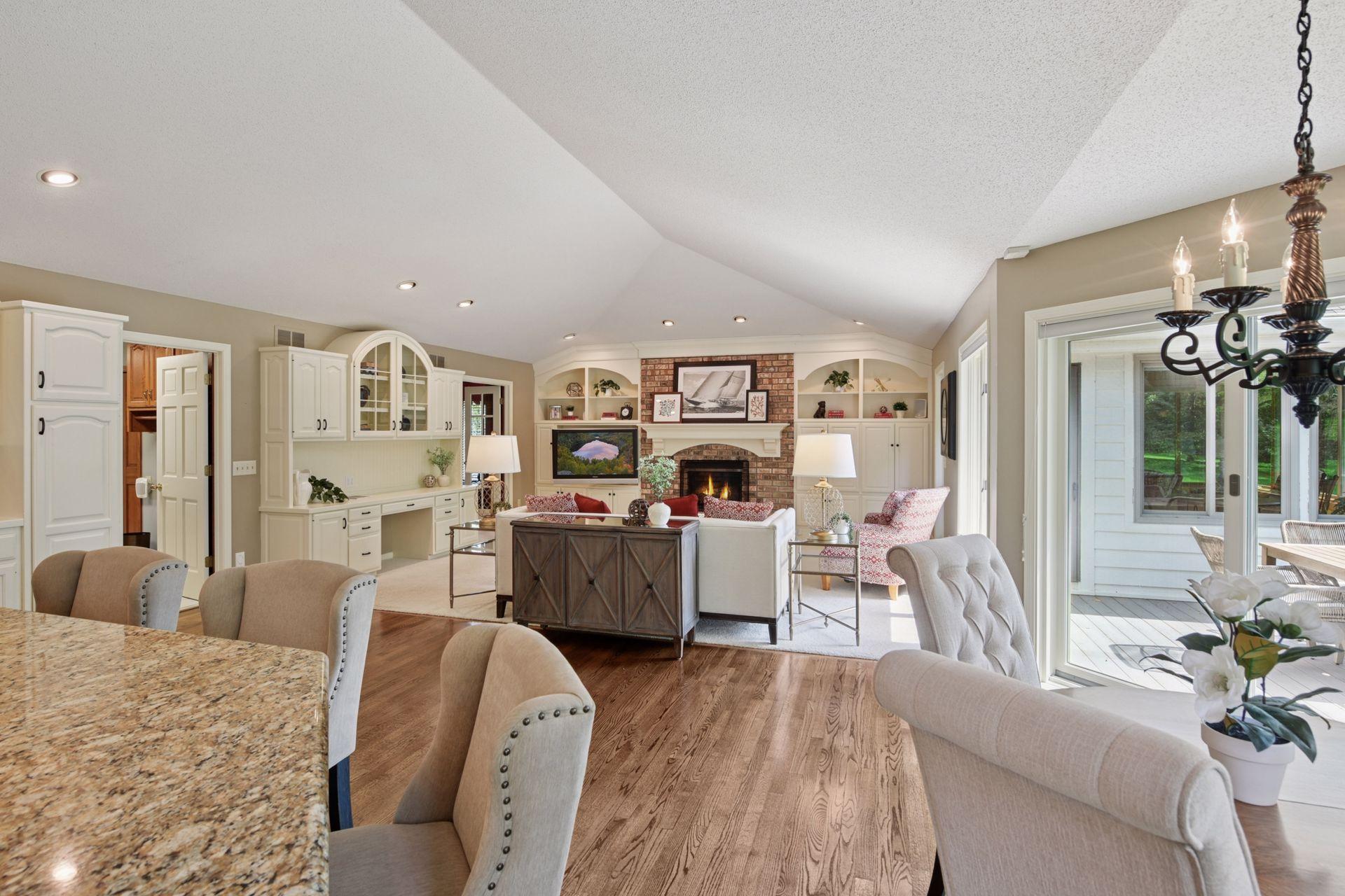 Open floor plan allows for continuity into the main level family room