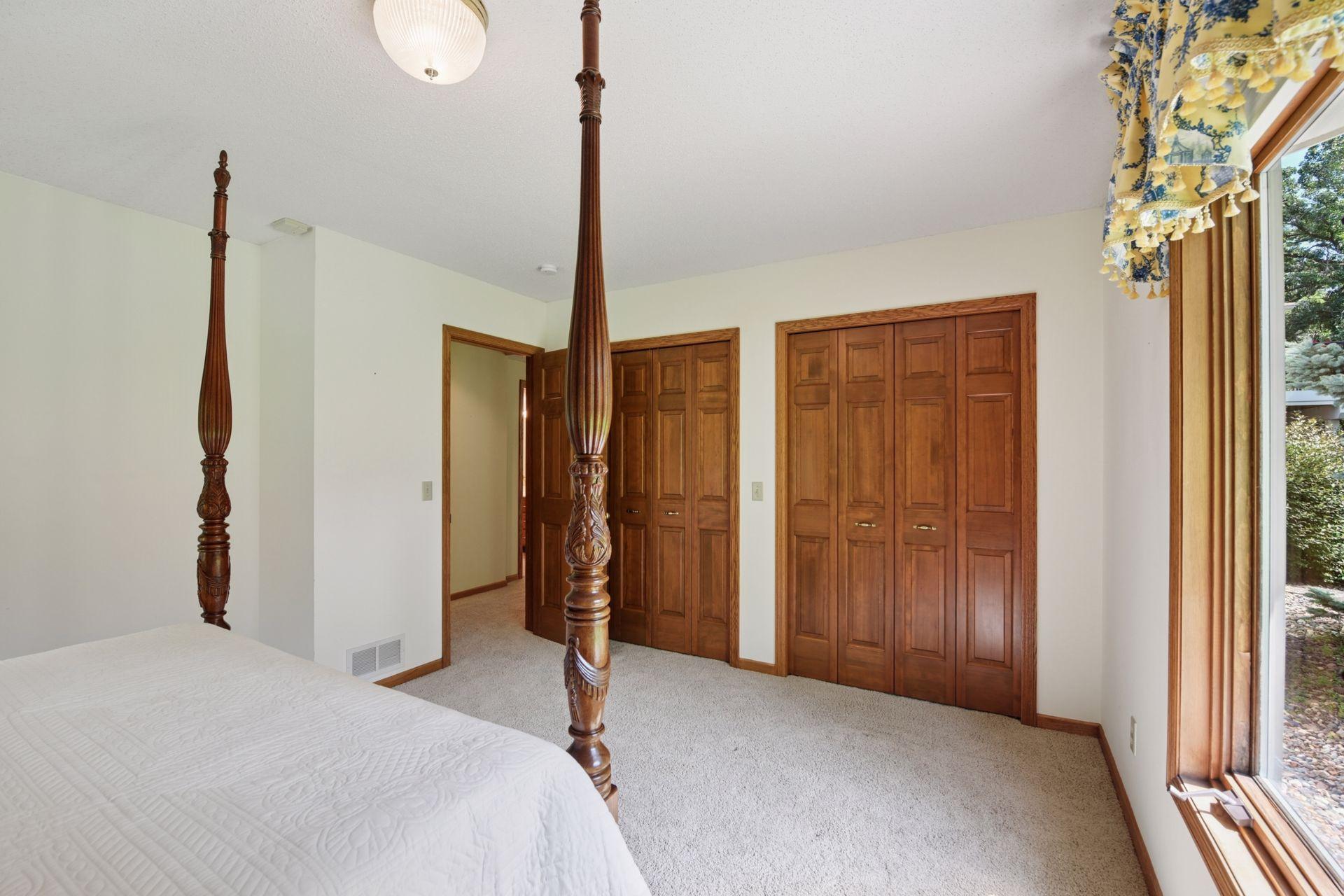 Plenty of closet space in both lower level bedrooms