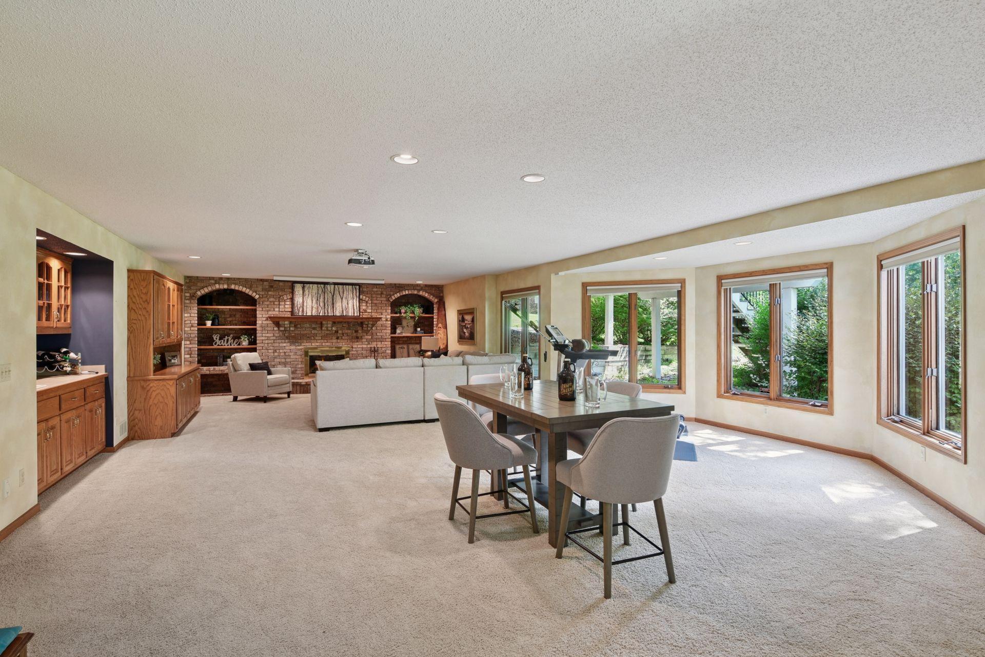 Plenty of room for casual entertaining