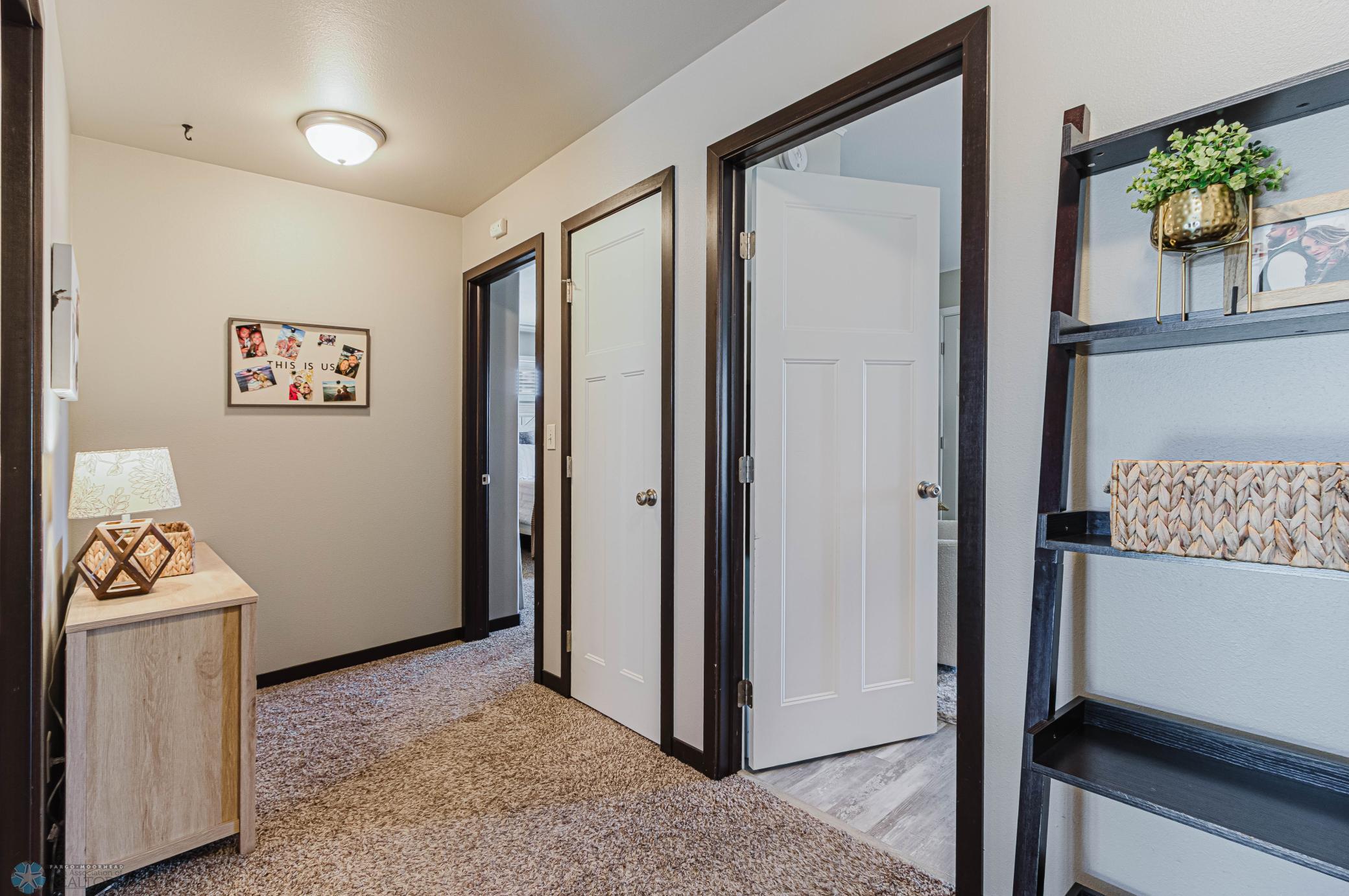 Upper hallway and storage