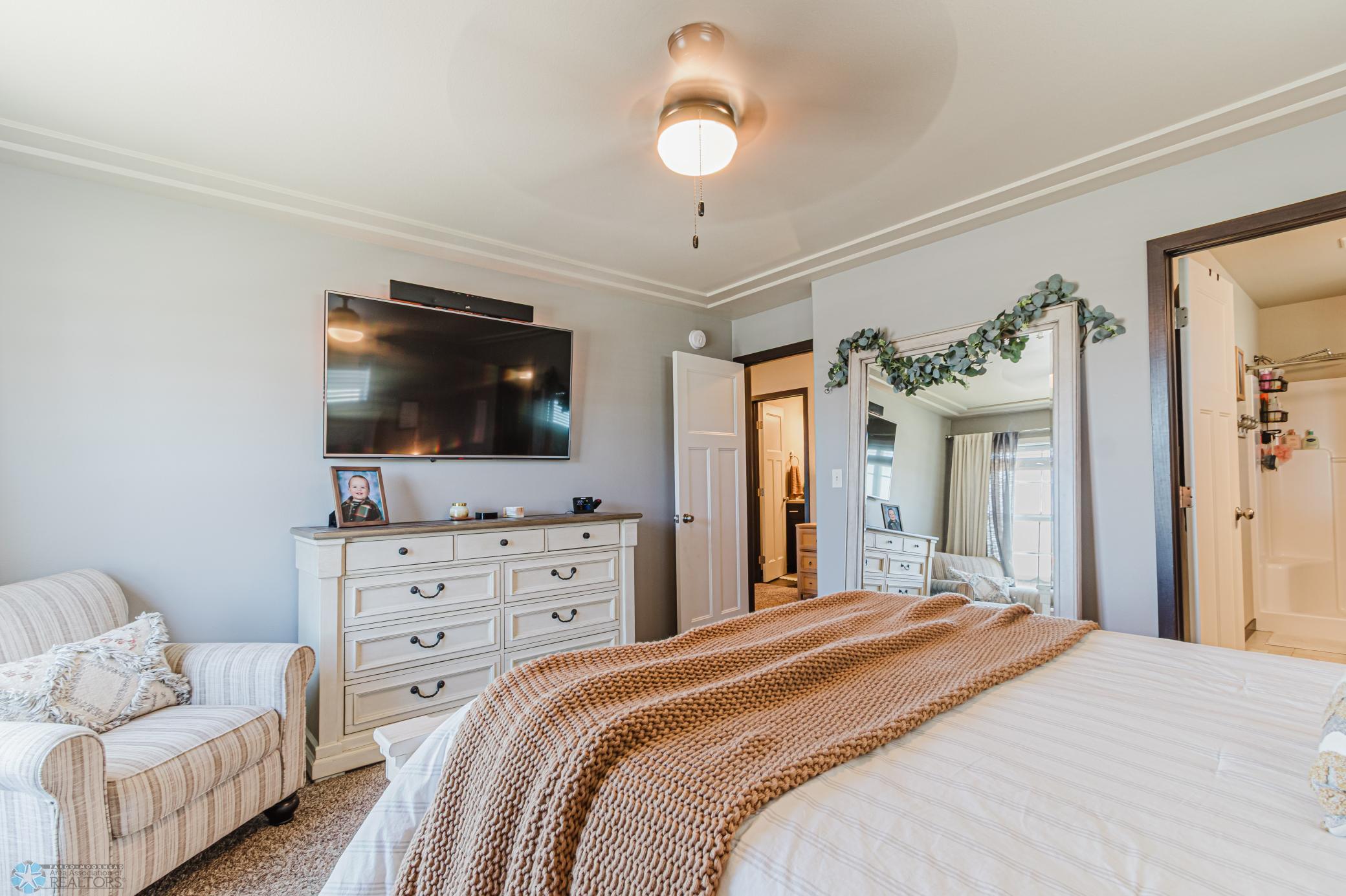 Primary bedroom with ensuite