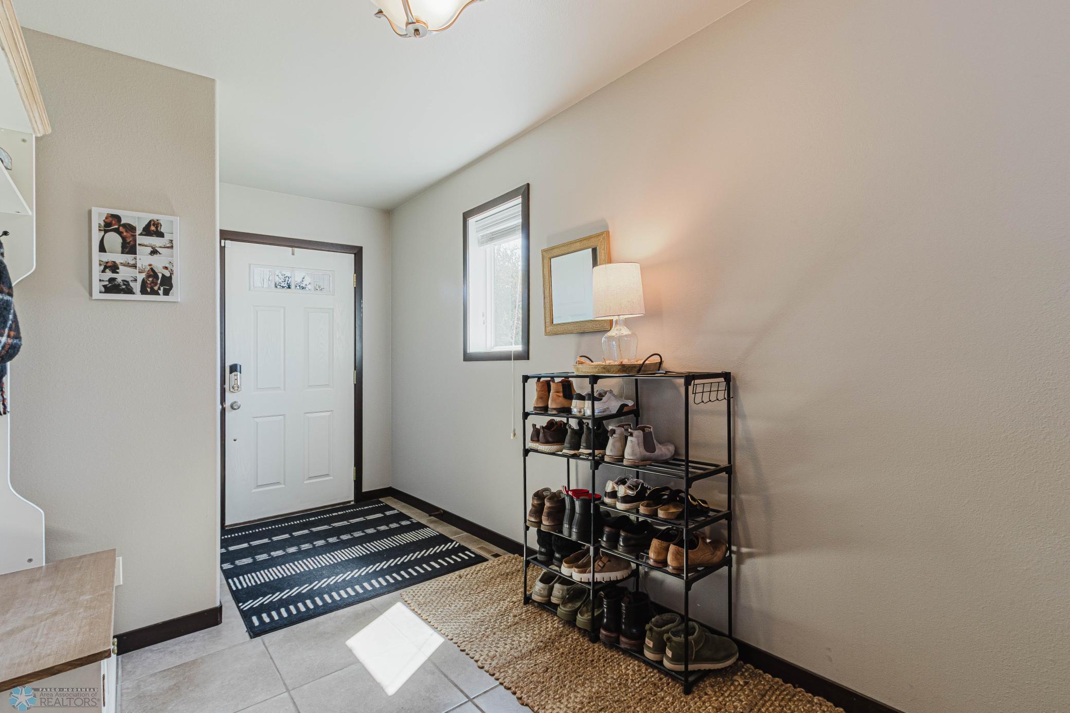 Entry with closet and garage access