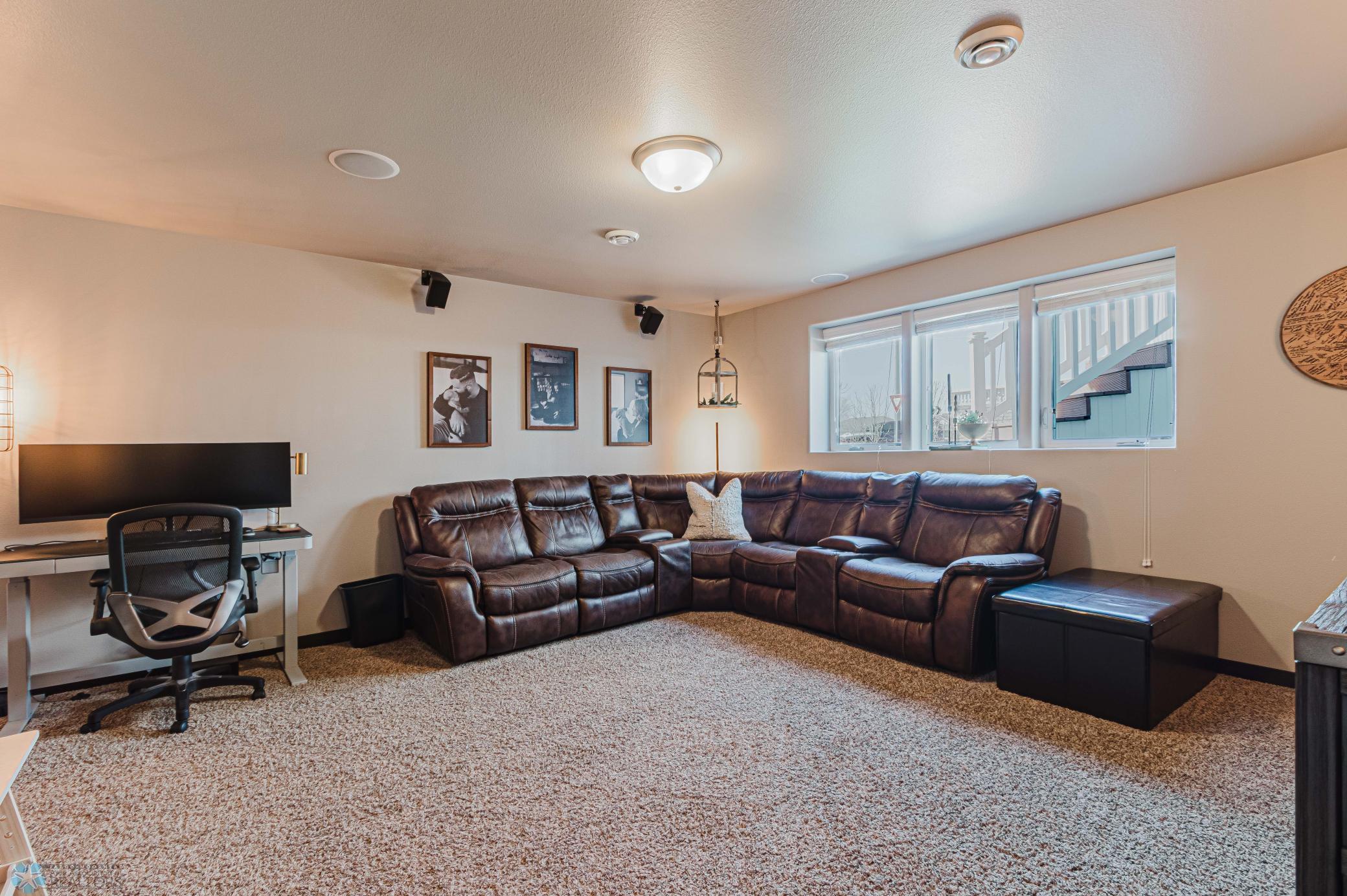 Lower family room