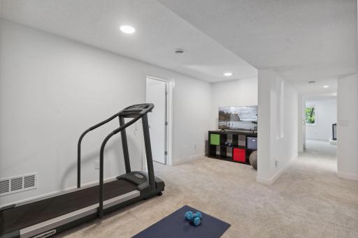 This versatile lower-level space can easily be transformed into a gym, playroom, darkroom or any space to fit your needs!