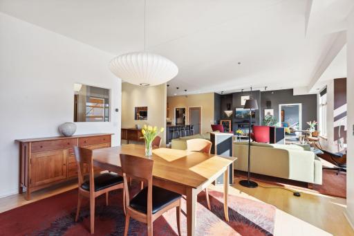 Dining area looking towards the kitchen!
