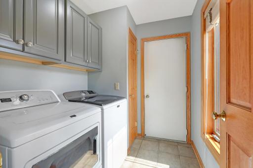 Main level laundry conveniently located off the garage.