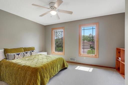 Three additional generous sized bedrooms on the upper level.