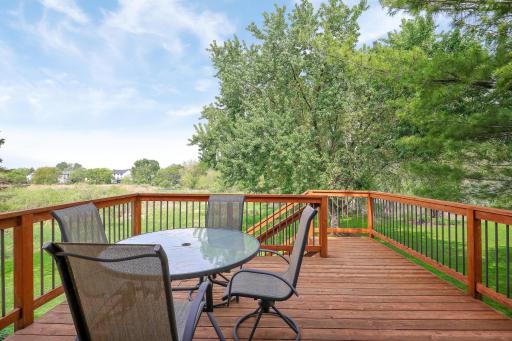 The back yard is a true oasis offering privacy and scenic views.