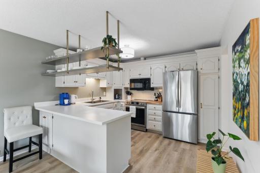 Spacious kitchen with a great layoutâplenty of room to cook, gather, and enjoy.