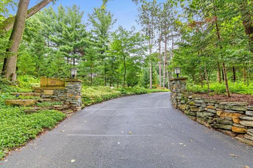 Subtle, yet enticing entrance