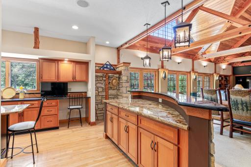 Kitchen designed for entertaining