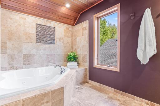 Upper Level BA with separate tub & shower