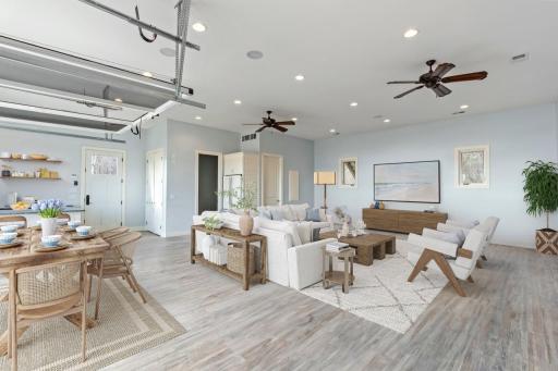 Charming beach house with open concept layout.