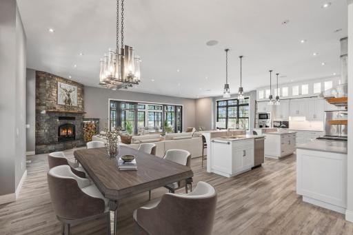Open concept dining room - perfect for entertaining.