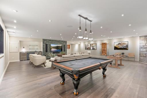 Great lower-level space with plenty of room for all kinds of entertaining!