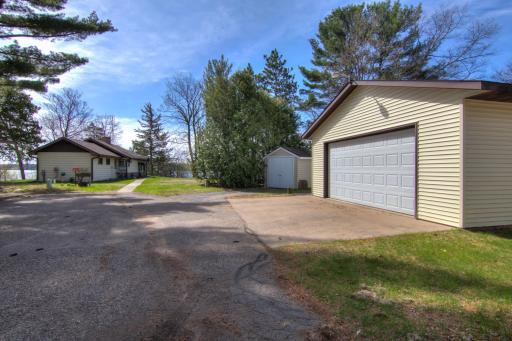 Nice oversized 24' x 30' detached garage. 8' x 12' storage shed included also.