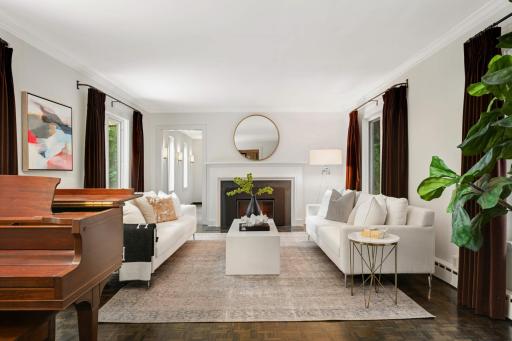 Beautiful Living room filled with windows