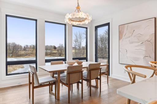 A bright, laid-back spot to gather and enjoy a mealâthis informal dining room keeps things simple, cozy, and full of natural light.