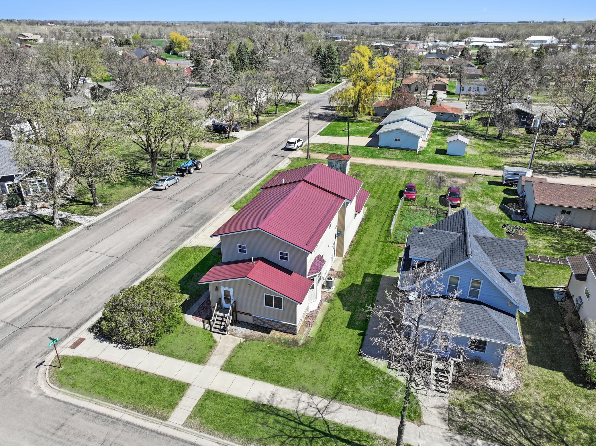Situated on a corner lot
