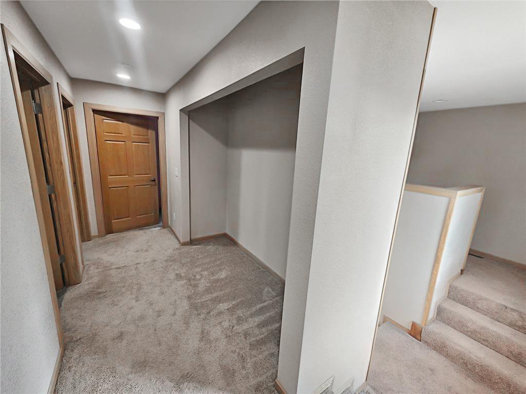 Upstairs closet area for extra storage!