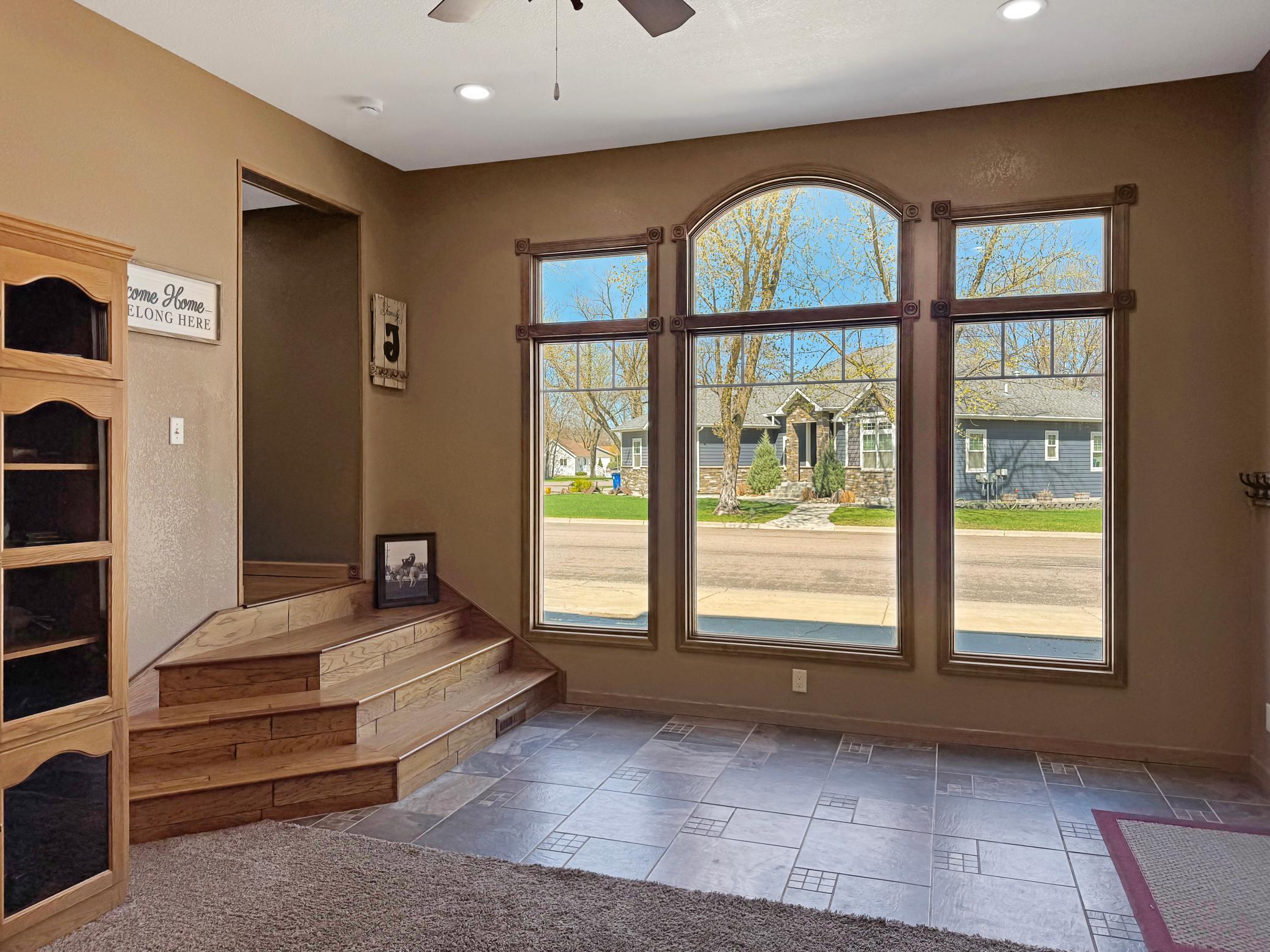 Cozy with natural light beaming through