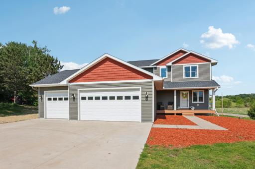 Vinyl sided w/shake accents & Covered Front Porch