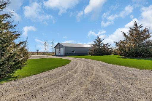 View Of The 40 x 94 ft Pole Shed