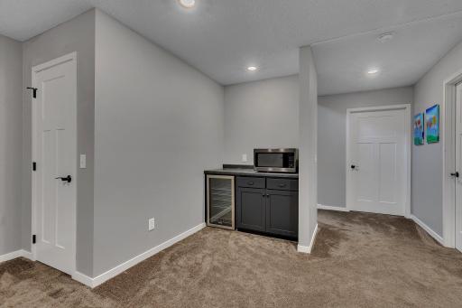 Snack Area In Lower Level Family Room