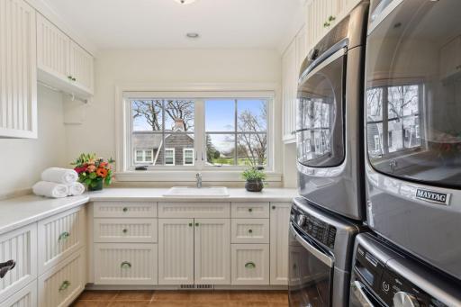 A lavish, laundry room!