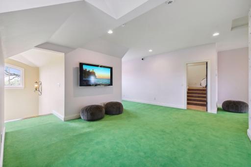 A third floor play-room...(tree house!)