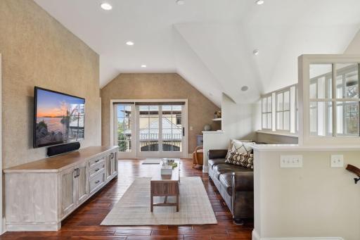 The studio in includes a Murphy bed.