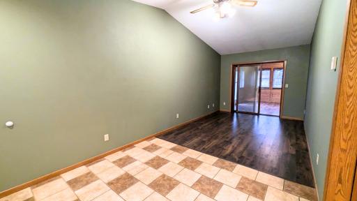 Photo for 311 Oriole Avenue N, Thief River Falls, MN 56701 - Listing #6714059 entry flex space/family room leading to a 3 season porch